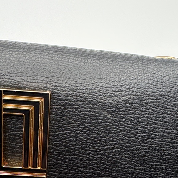 Karl Lagerfeld Black Clutch with Multicolor Accents - Picture 6 of 8